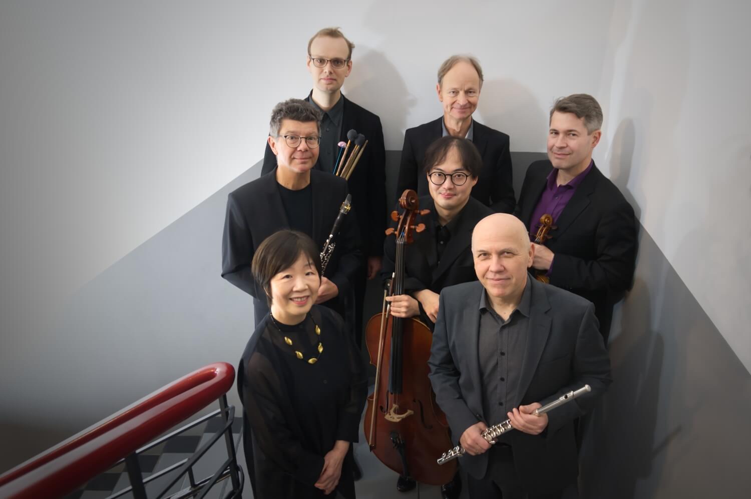 Foto der gesamten Besetzung des modern art ensembles